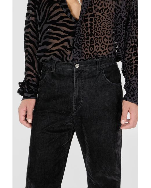 Roberto Cavalli Black Classic Jeans for men