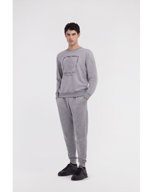 Roberto Cavalli Gray Jogging Pants for men