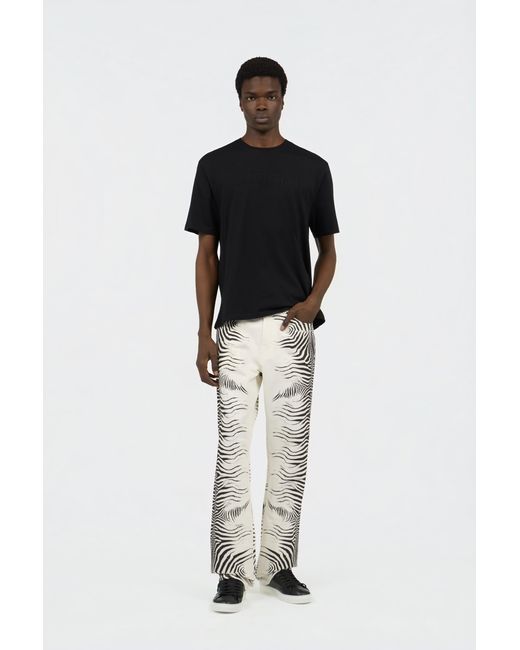 Roberto Cavalli Black T-Shirt With Embroidered Logo for men