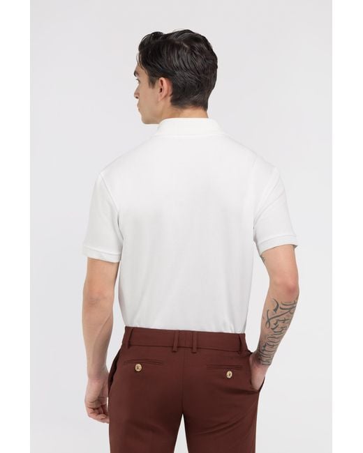 Roberto Cavalli White Rc Logo Polo for men