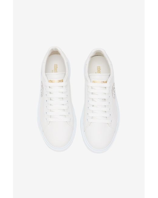 Roberto Cavalli Multicolor Sneaker With Monogram Rc