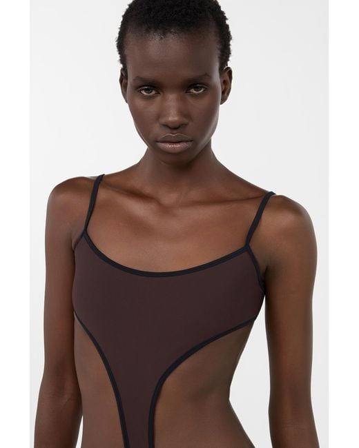 Roberto Cavalli Multicolor One-Piece Swimsuit With Cut-Out