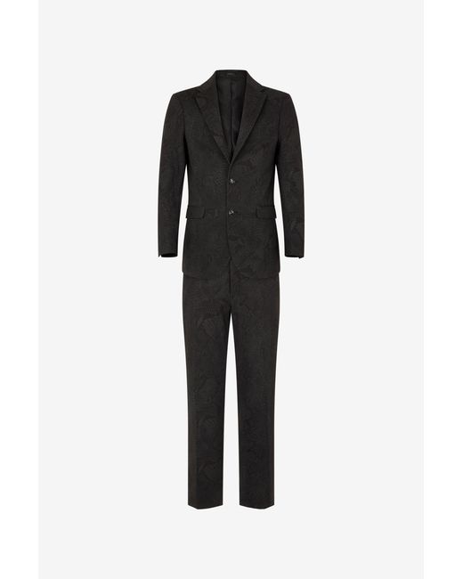 Roberto Cavalli Black Suit for men