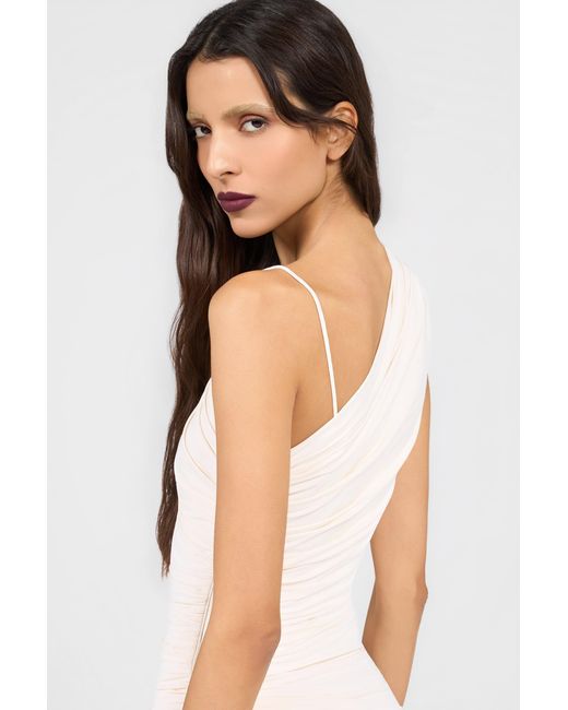 Roberto Cavalli White Serpentine Ivory Dress