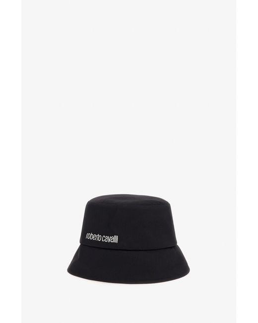 Roberto Cavalli Black Cap With Logo