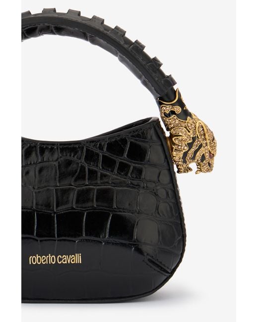 Roberto Cavalli Mini Roar Bag in Black | Lyst
