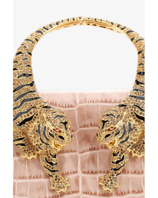 Medium Roar Bag Roberto Cavalli en coloris White