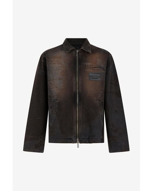 Roberto Cavalli Black Jacket for men