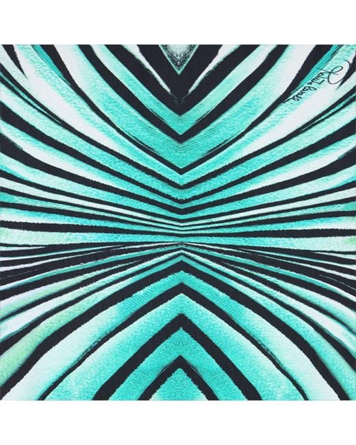 Roberto Cavalli Multicolor Ray Of Sea Print Swimsuit