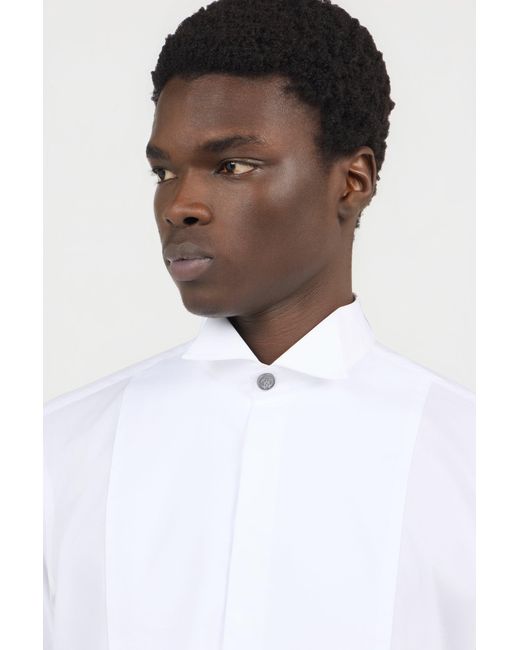 Roberto Cavalli White Tuxedo Shirt for men