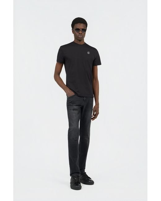 Roberto Cavalli Black Denim Trousers for men