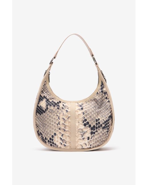 Roberto Cavalli Multicolor Medium Bologna Bag With Print