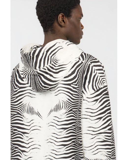 Roberto Cavalli Multicolor Zebra Print Sweatshirt for men
