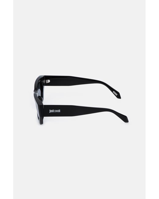 Roberto Cavalli Black Rectangular Frame