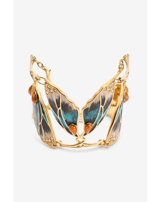 Roberto Cavalli Metallic Butterfly Bracelet