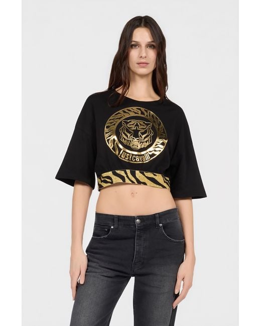 Roberto Cavalli Black T-Shirt