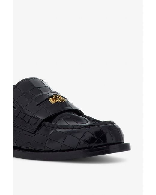 Roberto Cavalli Black Rc Logo Mocassins