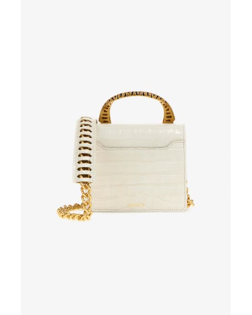 Roberto Cavalli Metallic Medium Roar Bag