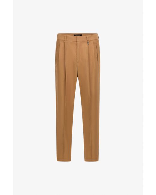 Roberto Cavalli White Pants With Fang Detail for men