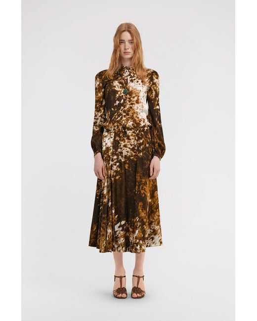 Roberto Cavalli White Appaloosa Print Shirt Dress