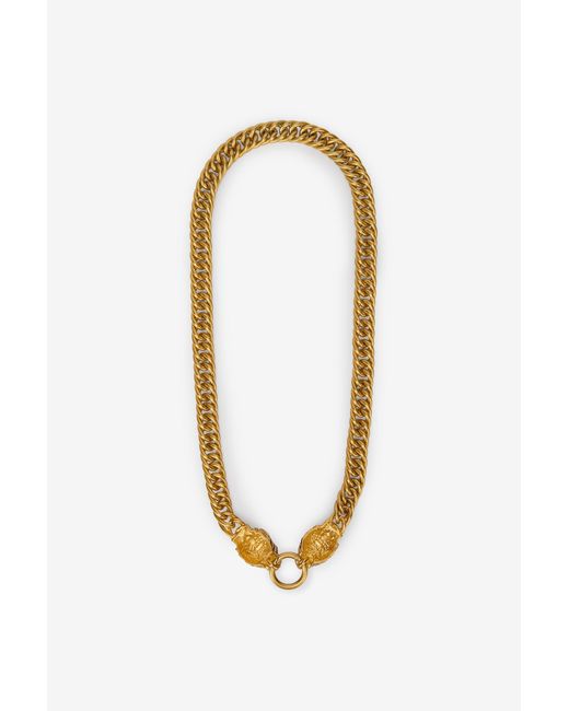 Roberto Cavalli White Roar Necklace