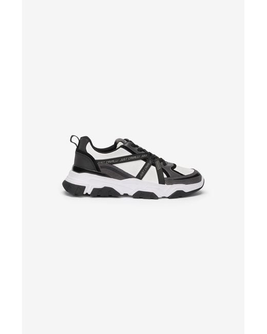 Roberto Cavalli Multicolor Chunky Leather Sneakers for men