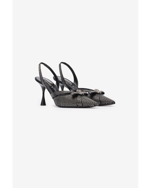 Roberto Cavalli Multicolor Slingbacks Mit Strass