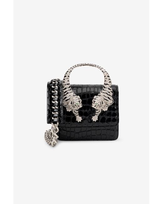 Small Roar Bag di Roberto Cavalli in Black