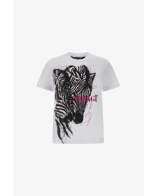 Roberto Cavalli Multicolor Just Cavalli T-Shirt