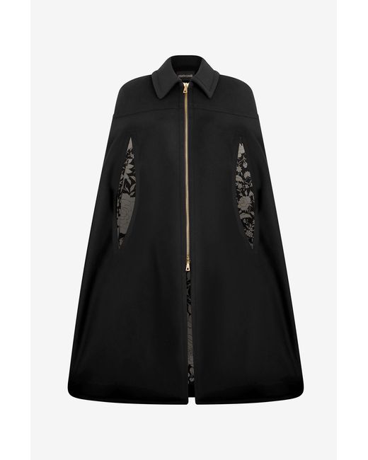 Capa Con Cremallera Roberto Cavalli de color Black