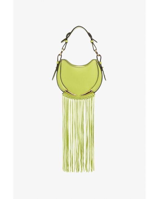 Roberto Cavalli Multicolor Fang Bag Shoulder Bag With Fringes