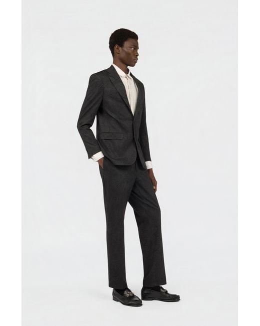 Roberto Cavalli Black Suit for men