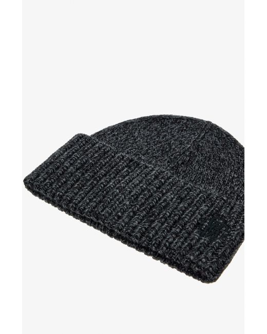 Hat With Monogram Rc Roberto Cavalli de color Black