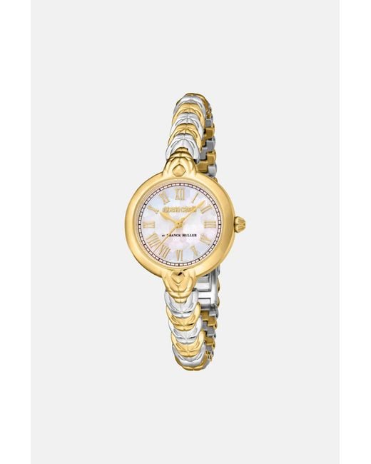 Roberto Cavalli Metallic By Frank Muller Logo Watch