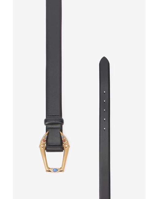Roberto Cavalli Multicolor Belt With Jeweled Buckle