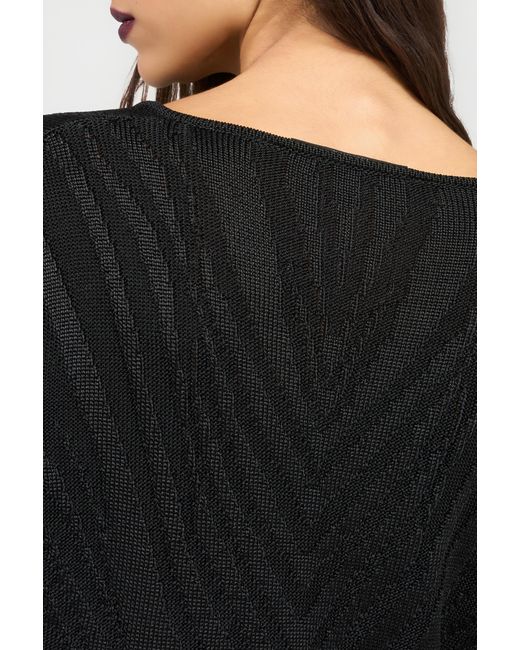 Roberto Cavalli Black Cropped Tie Front Cardigan