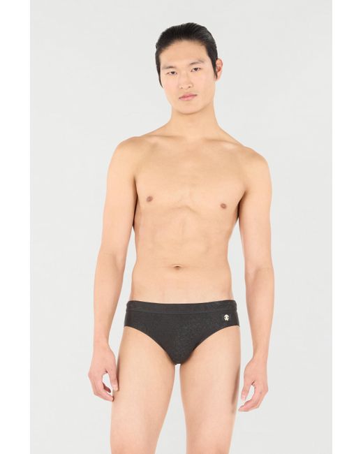 Slip De Bain À Imprimé Python Roberto Cavalli pour homme en coloris Black