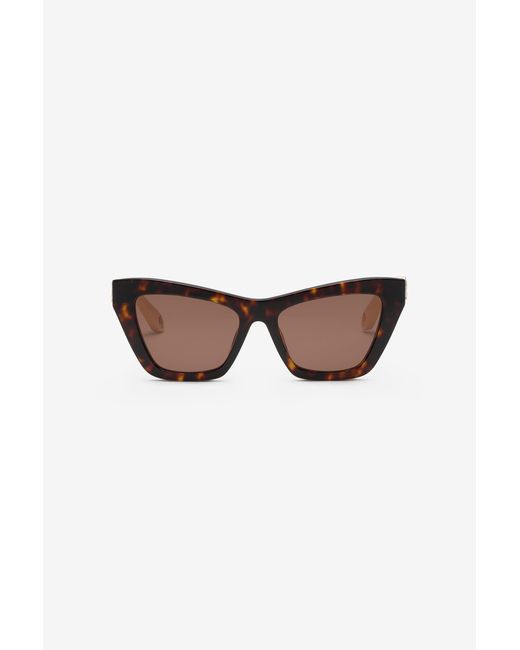 Roberto Cavalli White Sunglasses With Smooth Front And Matelassè Effect On Temples