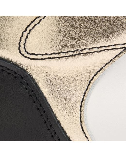 Sneakers Montantes Avec Empiècement Lamé Roberto Cavalli en coloris Multicolor