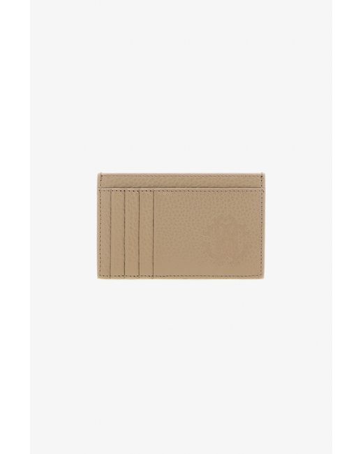 Roberto Cavalli Natural Leather Card Holder for men