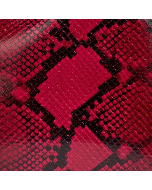 Roberto Cavalli Multicolor Python-Print Hobo Bag