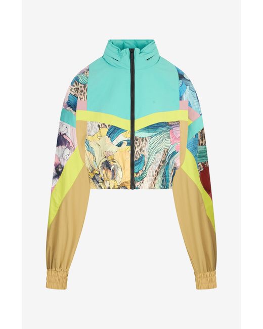 Roberto Cavalli Blue Windbreaker