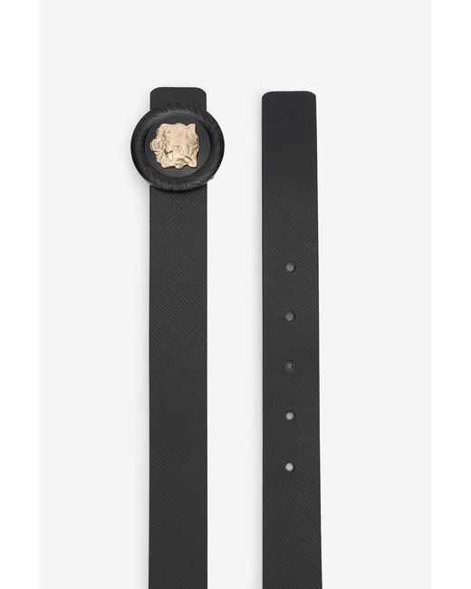 Roberto Cavalli Black Fashion Belt for men