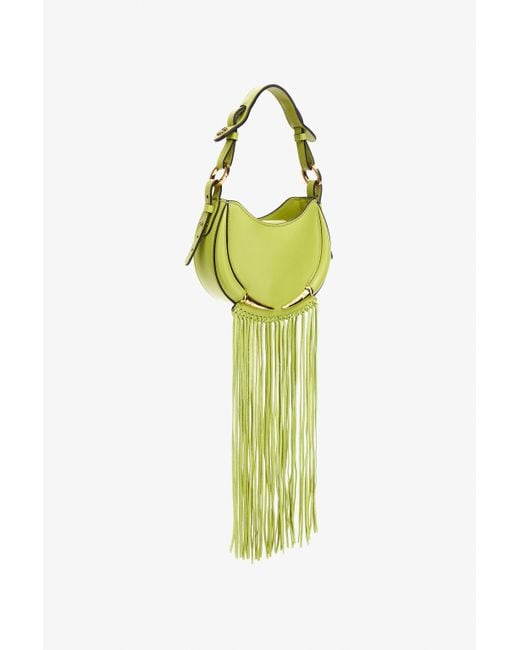 Roberto Cavalli Multicolor Fang Bag Shoulder Bag With Fringes