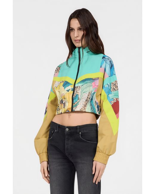 Roberto Cavalli Blue Windbreaker