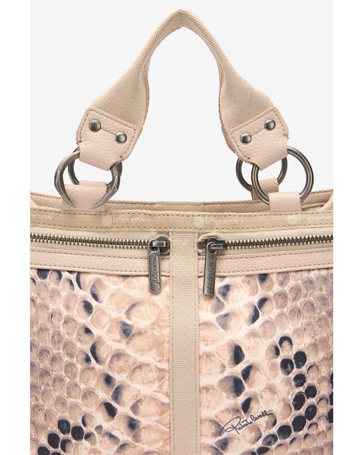 Roberto Cavalli Pink Milano Bag With Print