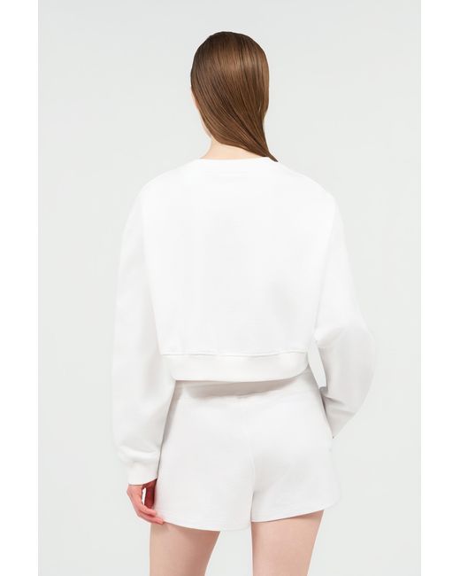 Roberto Cavalli White Roar Sweatshirt