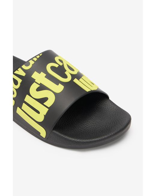 Roberto Cavalli Multicolor Sliders With Logo for men