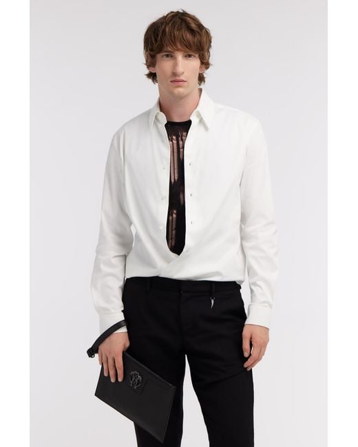 Roberto Cavalli White Classic Rc Shirt for men