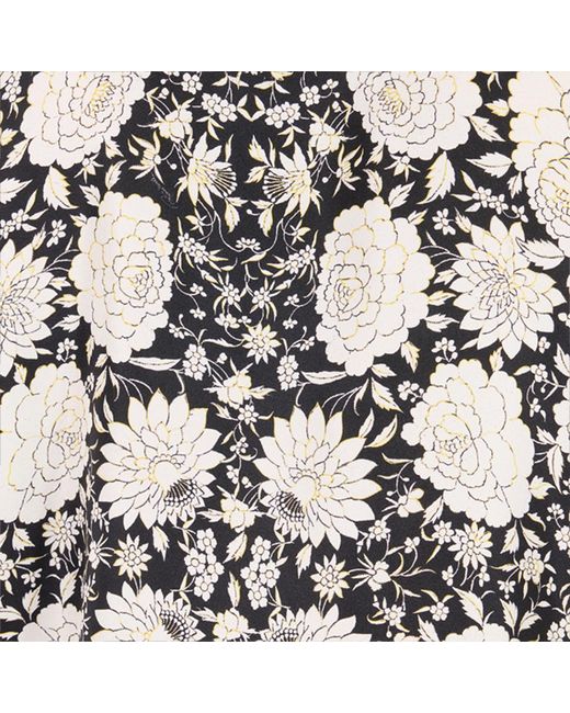 Roberto Cavalli Black Silk Shirt With Floral Print for men